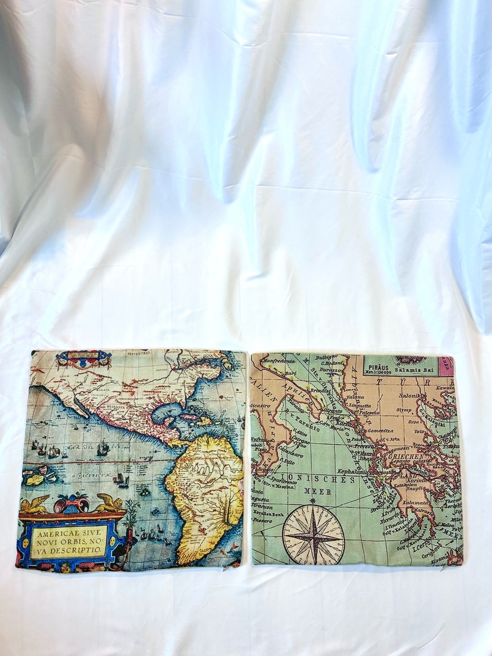 Geographic Map Pillowcase Bundle